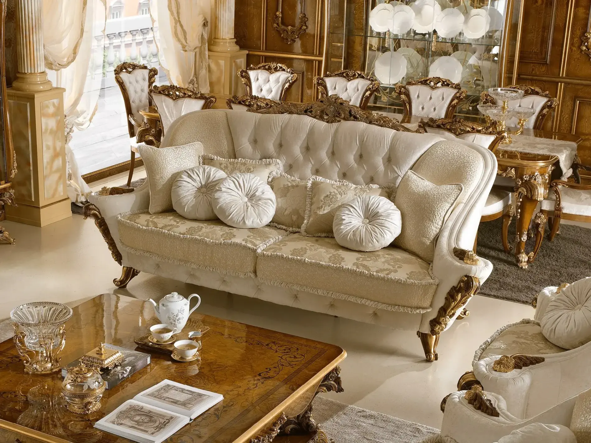Dolcevita Italian Sofa | Configuration: 3-Seat