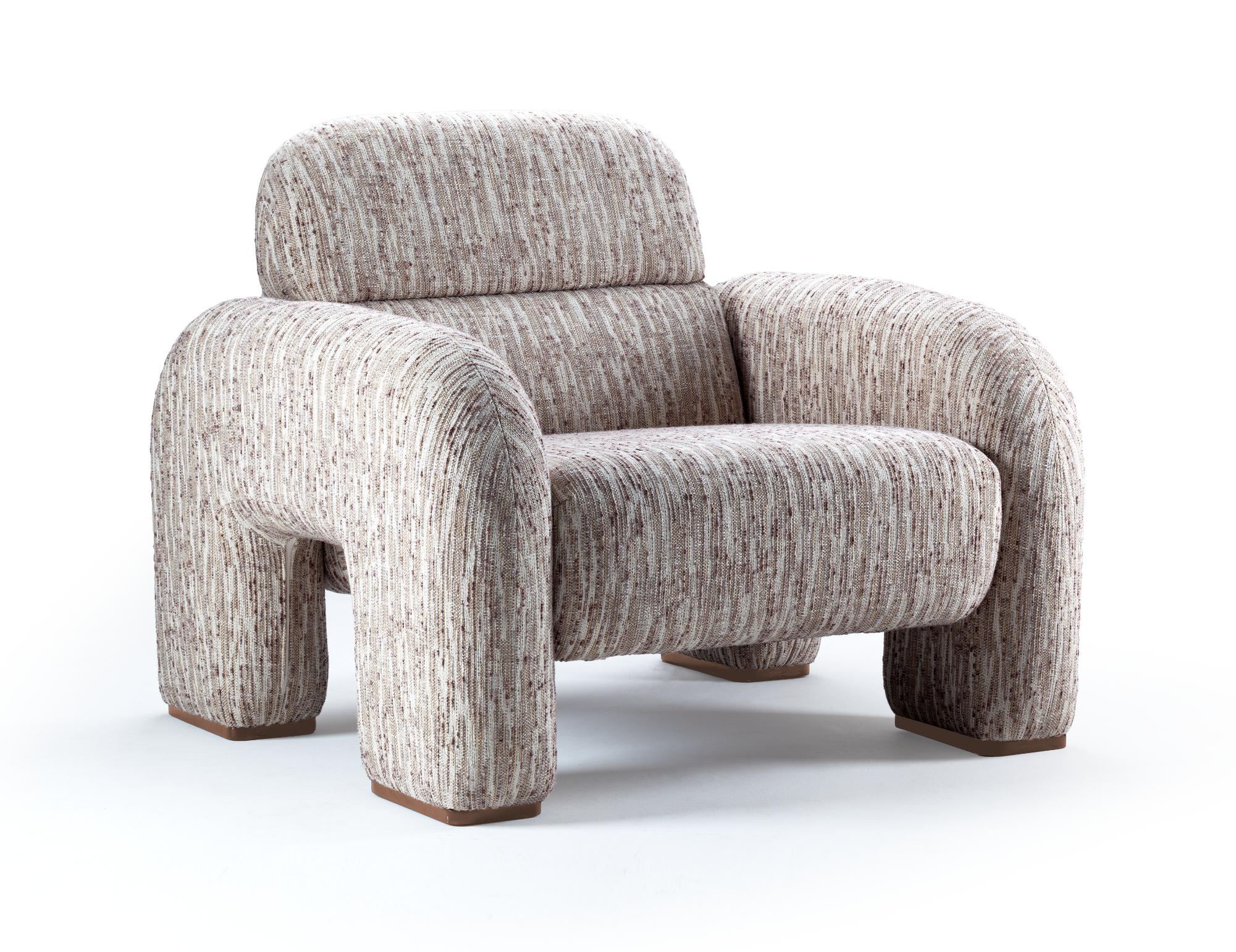 Vertigo Modern Grey Armchair