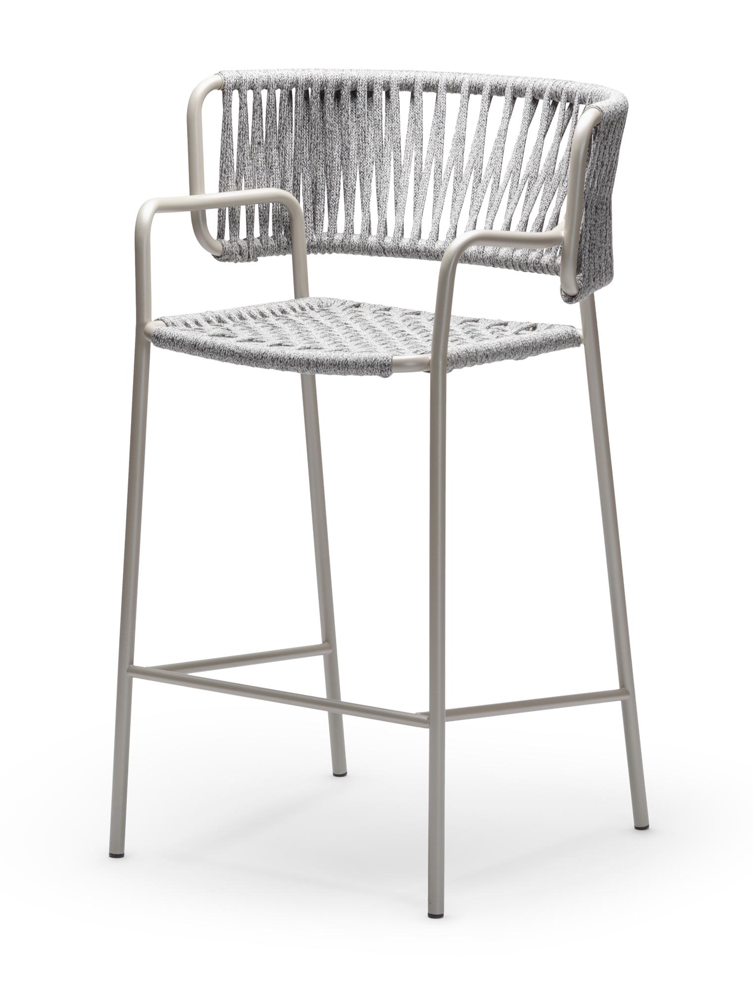 Klot Sand & Gray Bar Stool