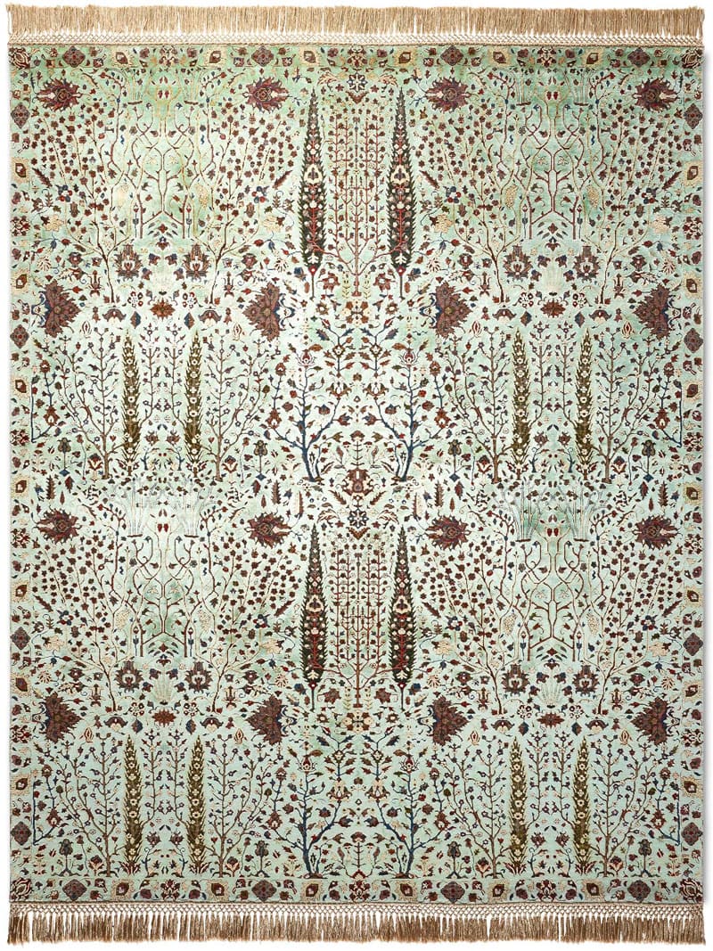Pine Garden Green Rug