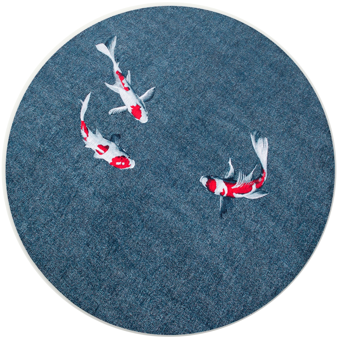 Japanese Pond Round Rug | Size: Ø 240 cm