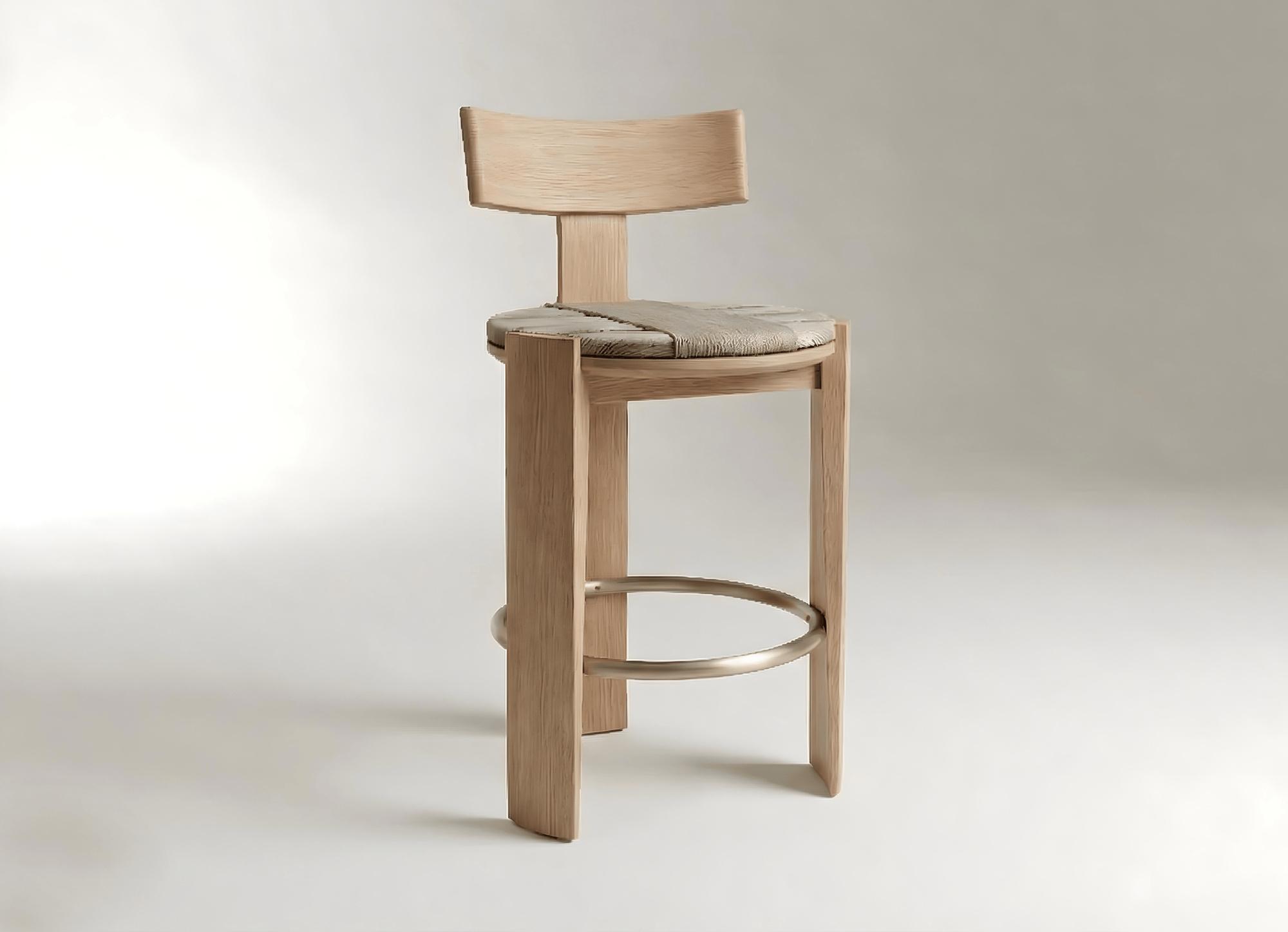 Nest Modern Curved Bar Stool