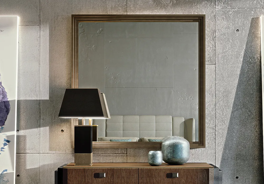 Wooden Framed Mirror