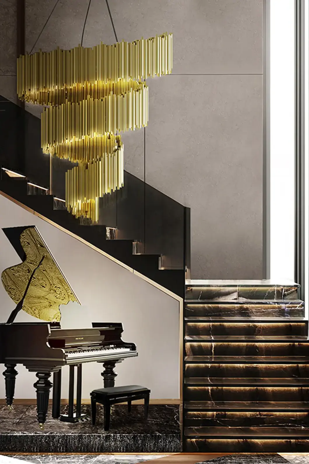 Harmony Spiral Chandelier - 2