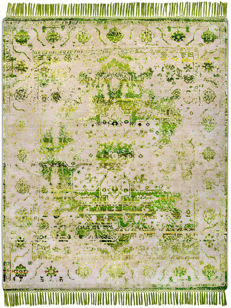 سجادة «إيكو» خضراء | المقاس: 305 × 427 cm