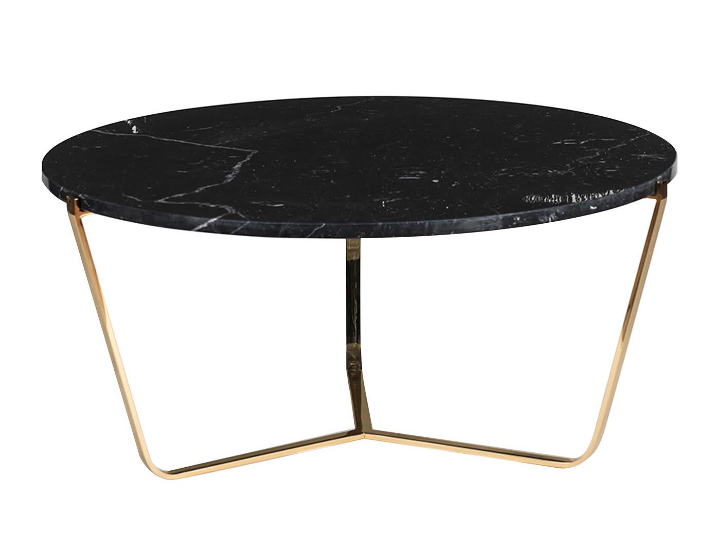 Dolomiti Black Marble Handcrafted Coffee Table