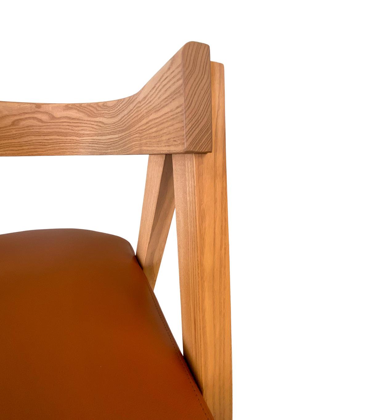 Cooper Solid Wood Bar Stool