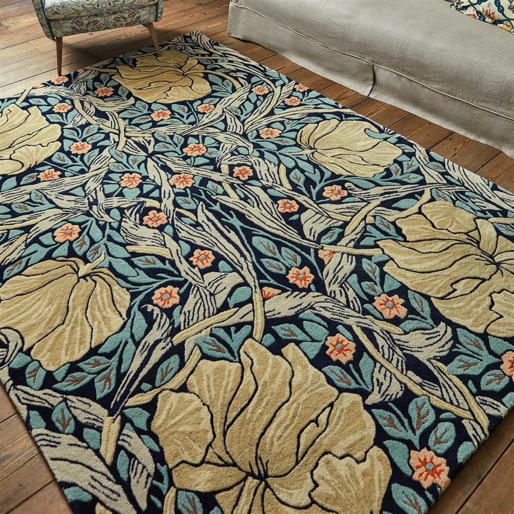 Pimpernel Indigo Rug