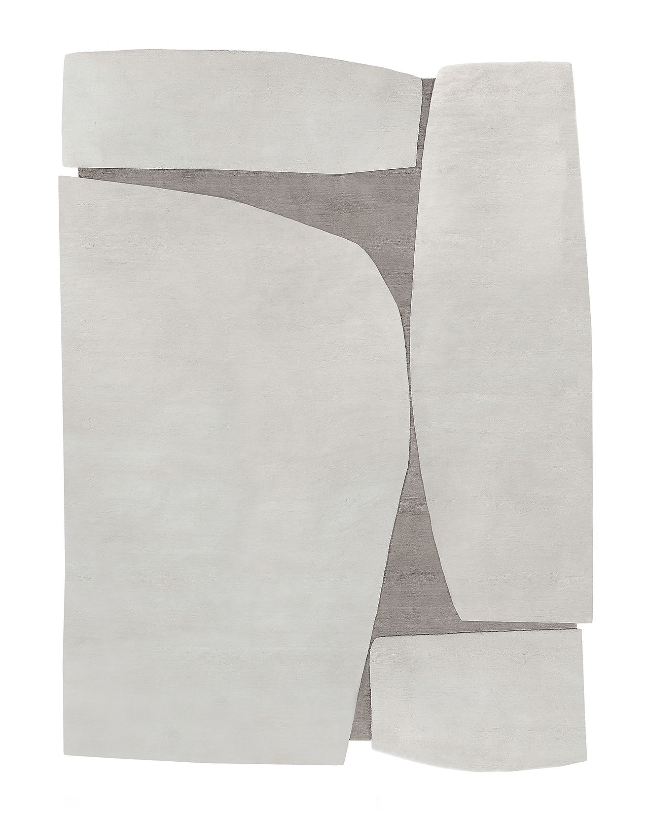 سجادة رمادية مشكّلة | المقاس: 220 × 300 cm