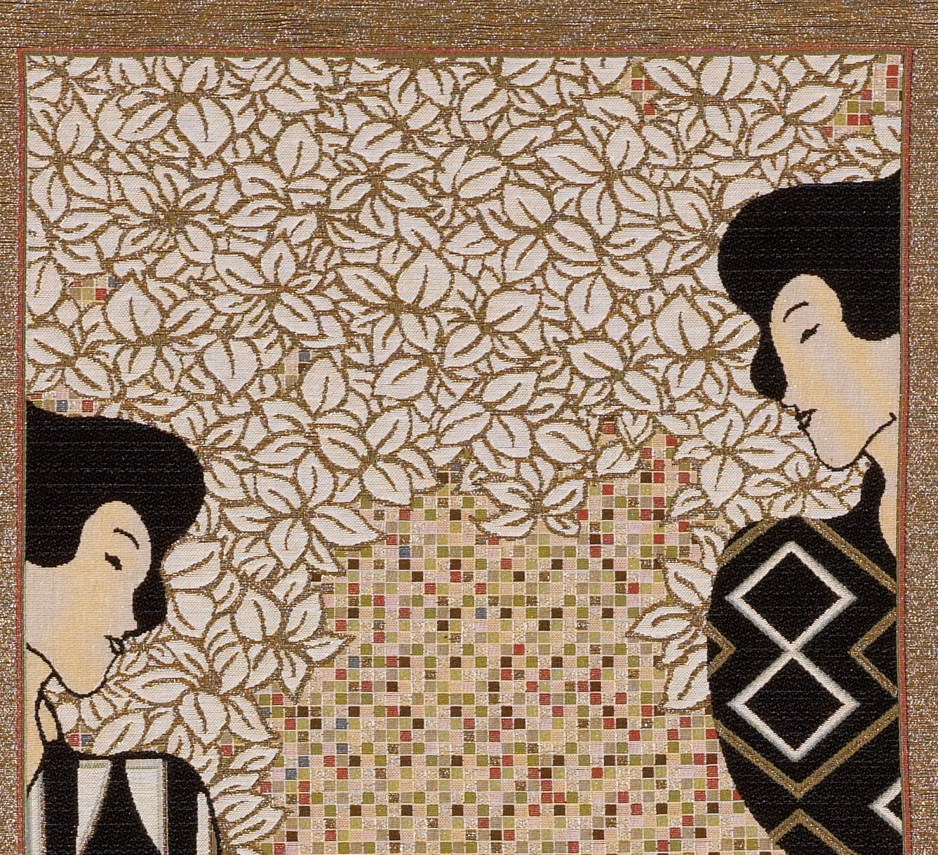 Lady from Klimt Tapestry
