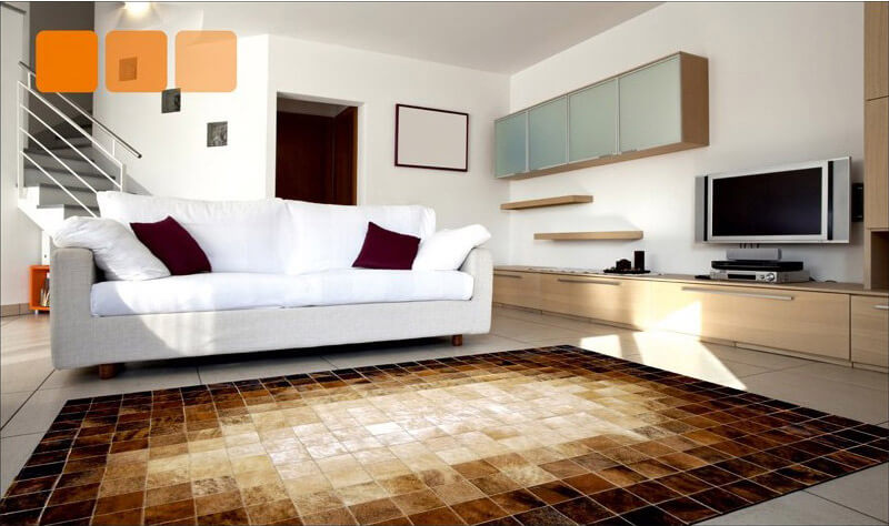 Vergina Cowhide Rug | Size: 120 × 180 cm