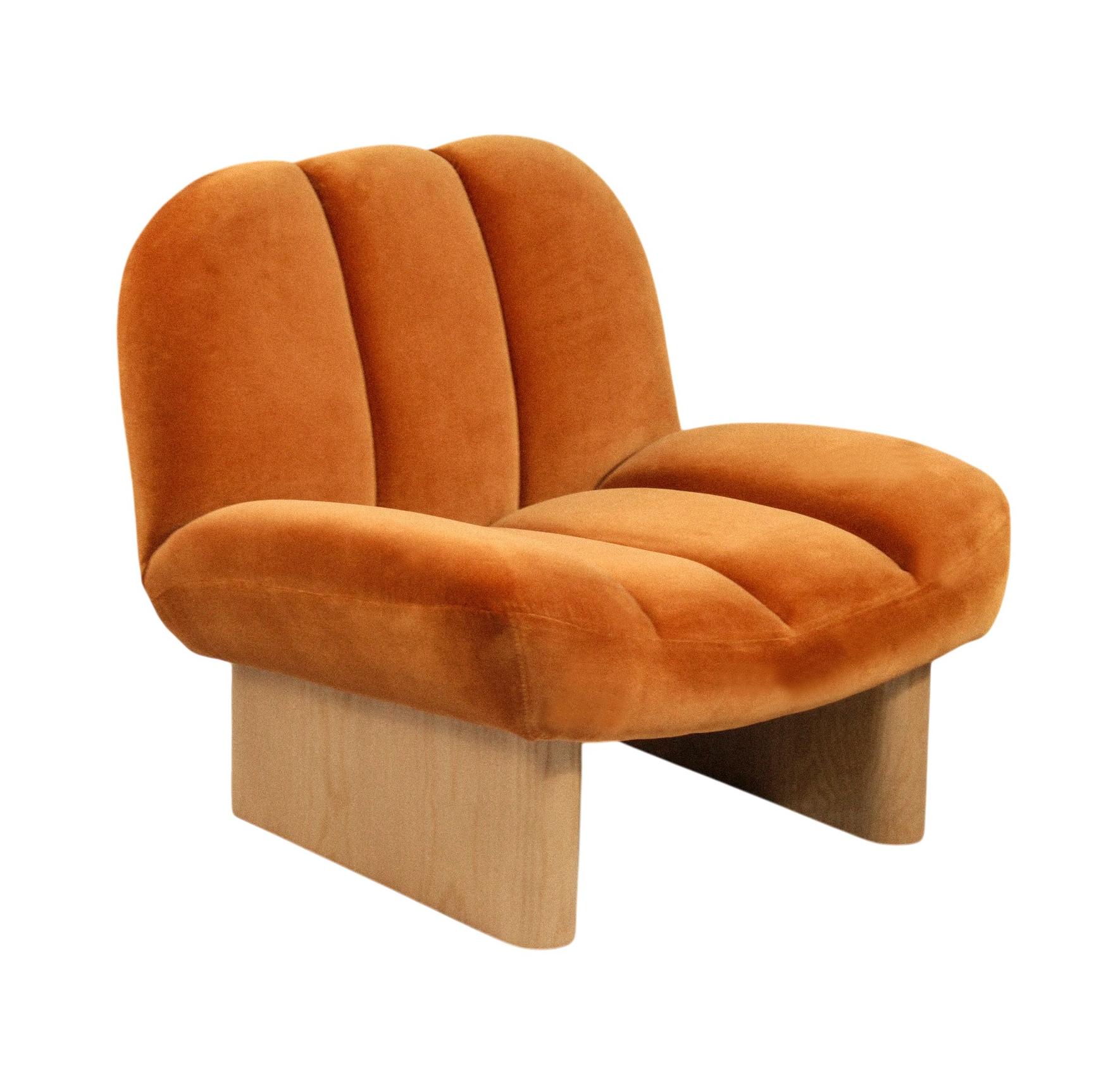 Colin Modern Orange Armchair