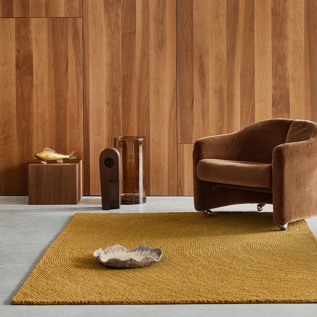 Decor Echo Ochre Handcrafted Rug