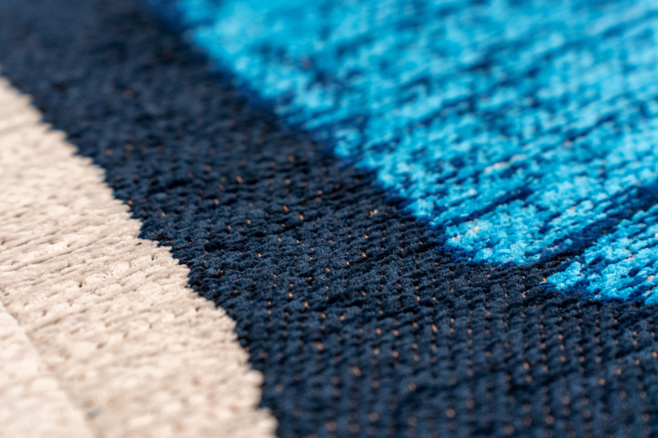 Brush Diva Blue Premium Belgian Rug | Size: 140 × 200 cm