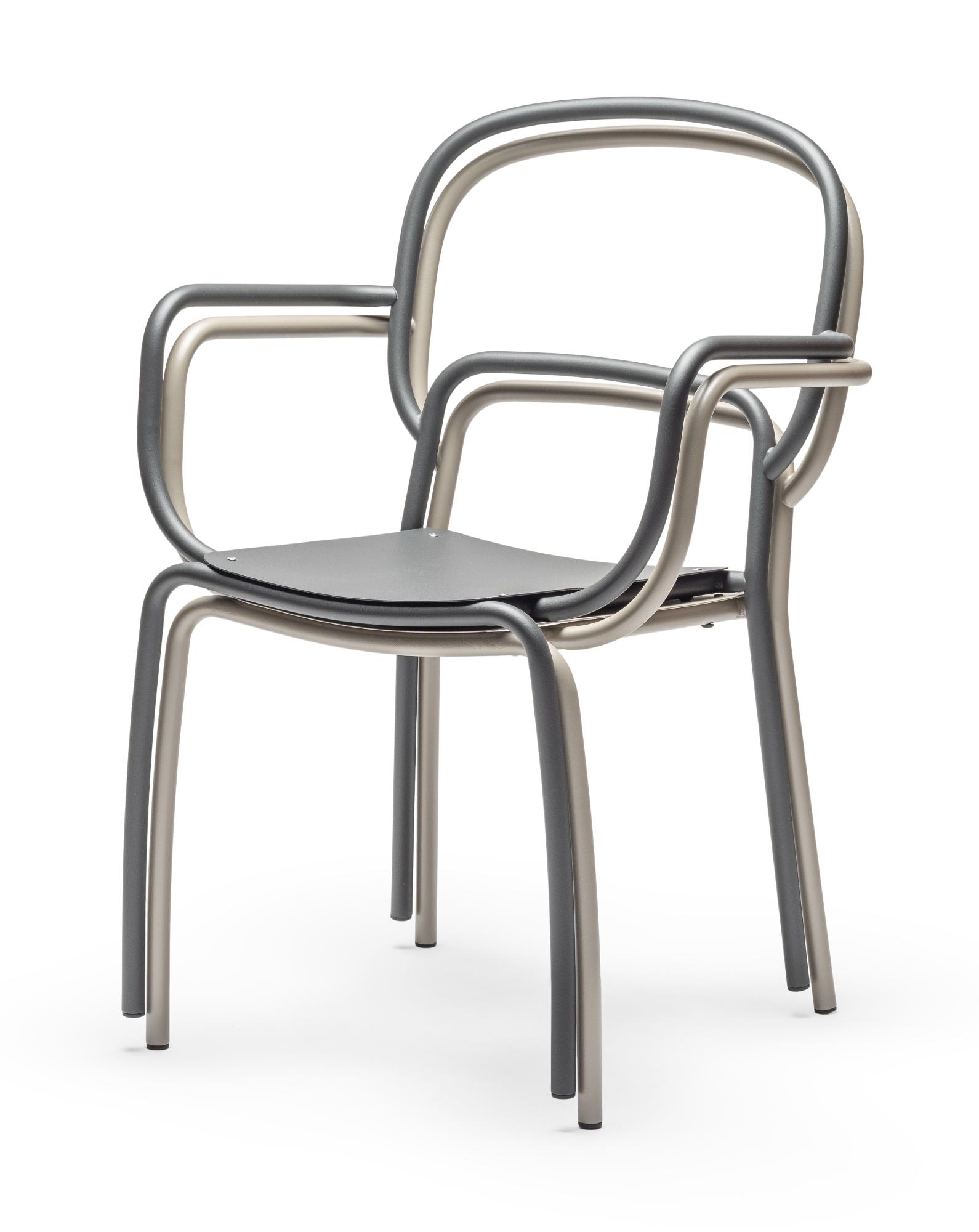 Moyo Grey Outdoor Chair (Set of 3)