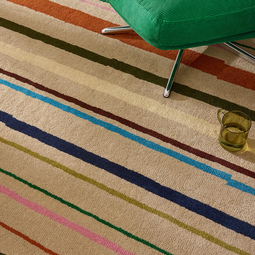 Decor Shift Multi Beige Handwoven Rug