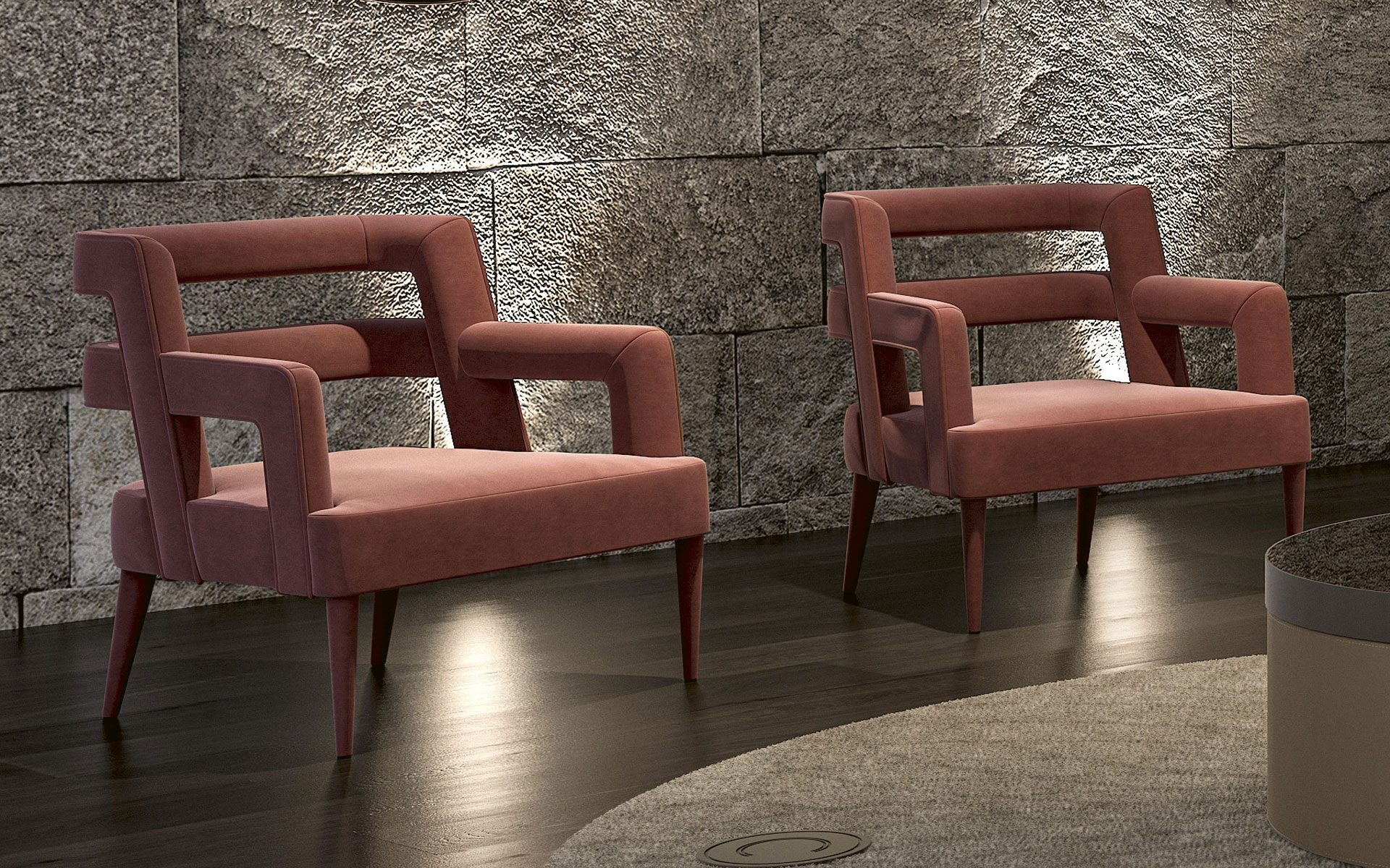 Upholstered Armchair
