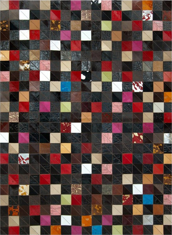 Mosaic Multicolour Rug | Size: 170 × 230 cm