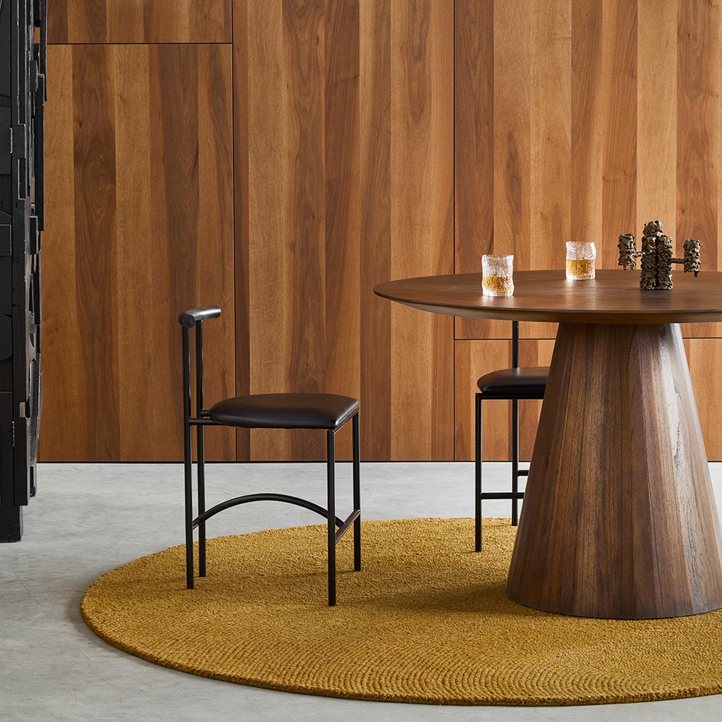 Decor Echo Ochre Designer Runner | Size: Ø 150 cm