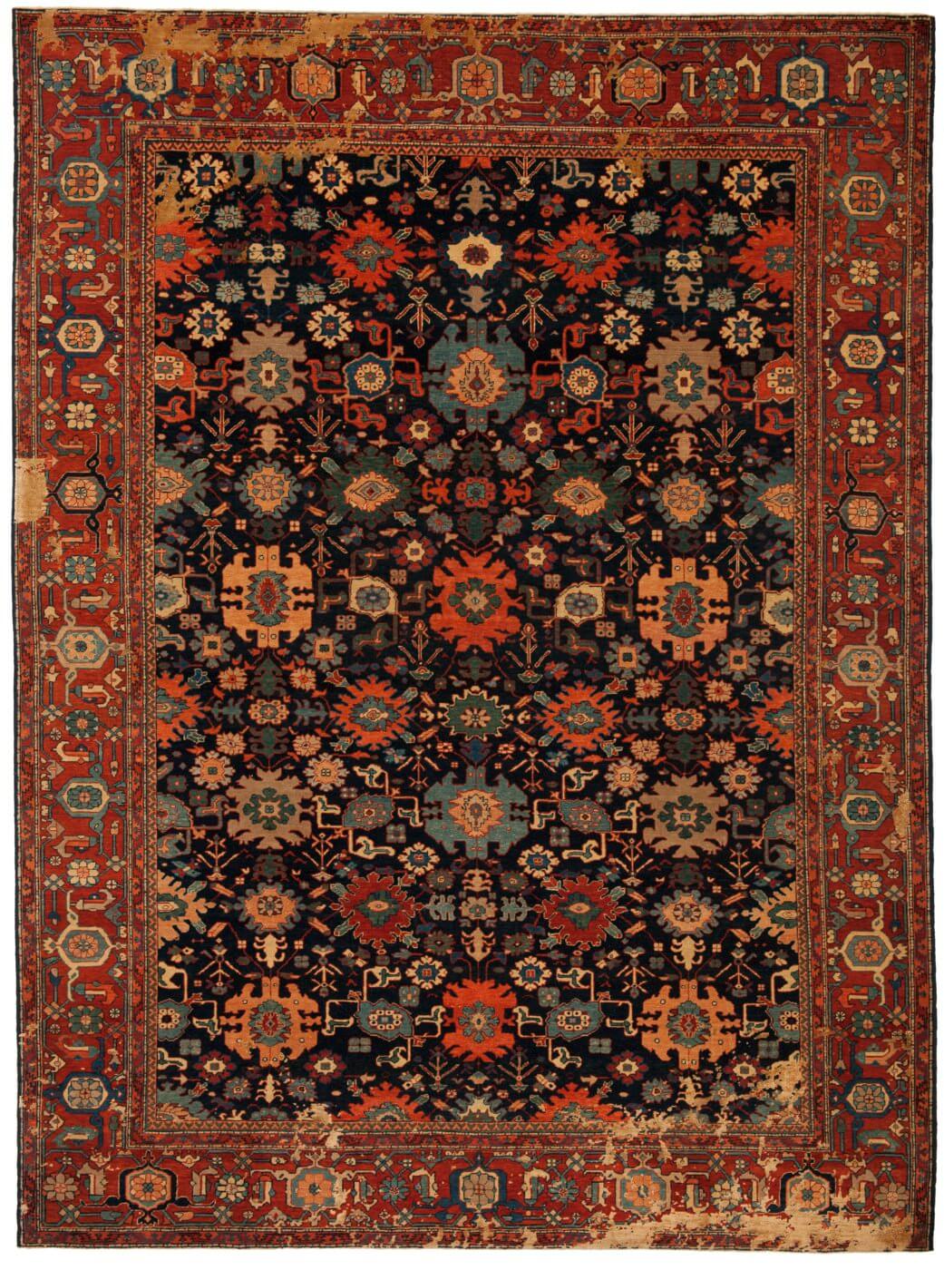 Bidjar Kingscross Little Rocked Silk Rug