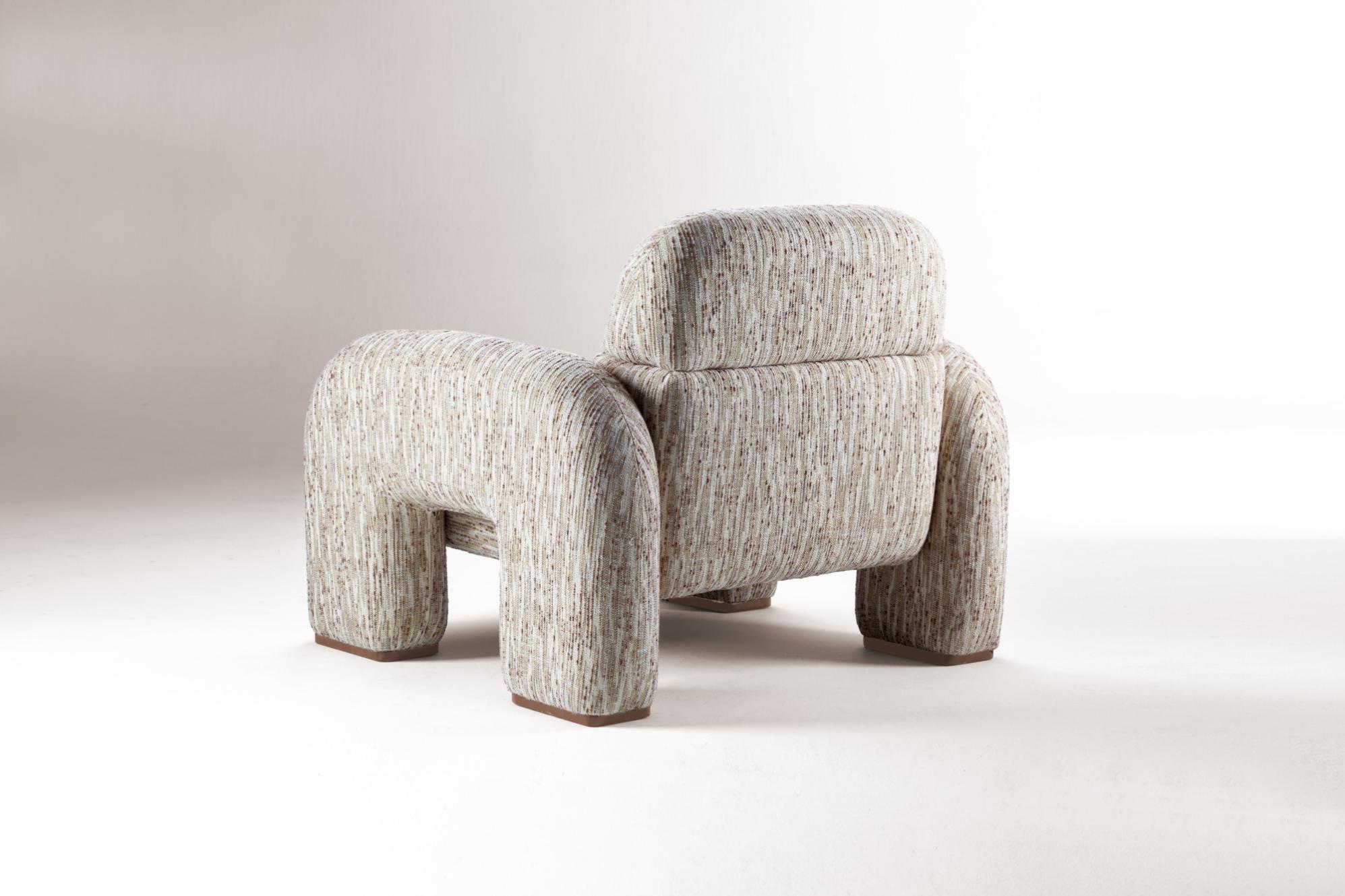 Vertigo Modern Grey Armchair