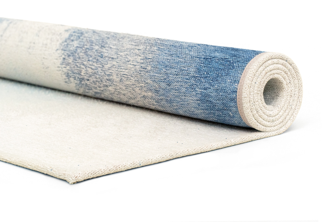 Drop Dream In Blue Premium Belgian Rug | Size: 200 × 280 cm