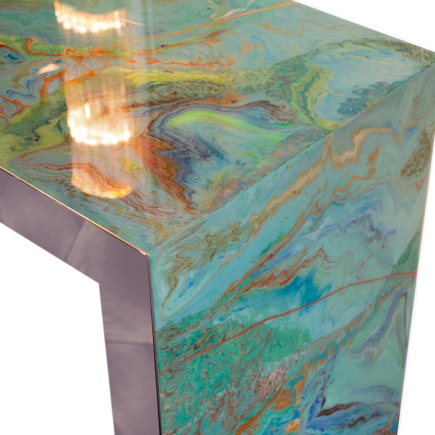 Aquamarine Artisanal Console