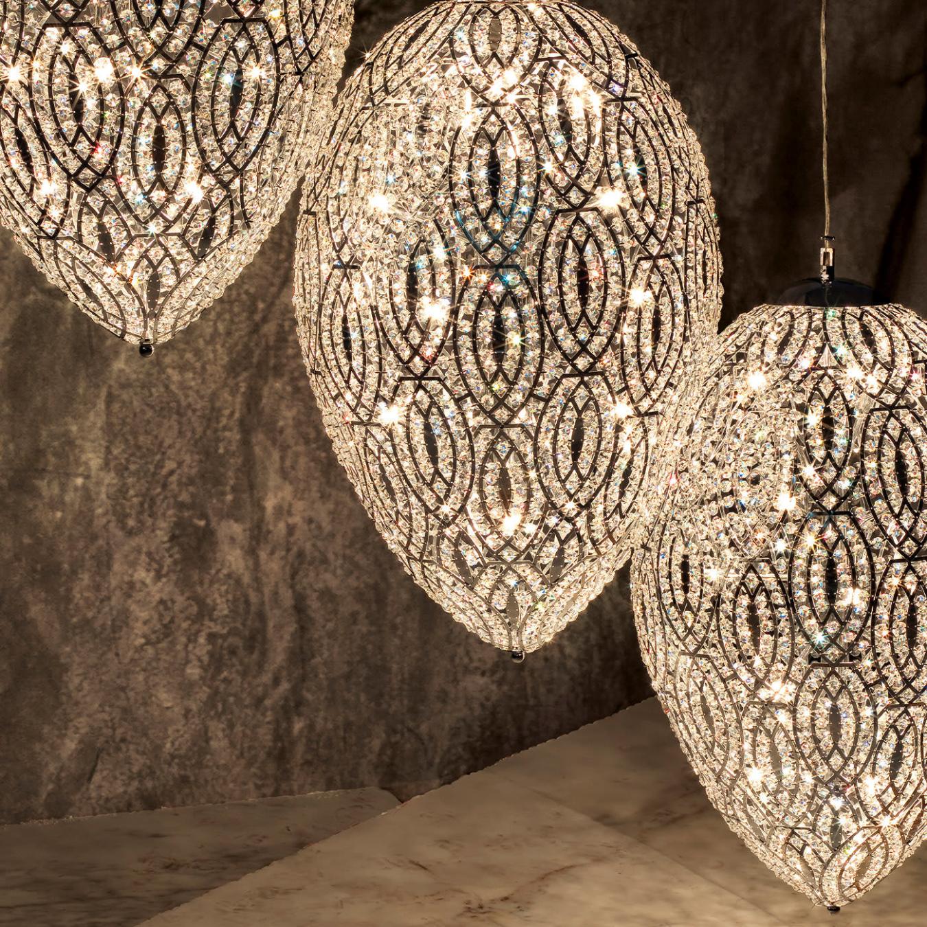 Arabesque Egg Artisan Chandelier