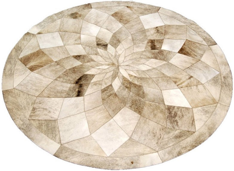 Chariot Cowhide Rug | Size: Ø 210 cm Chariot Cowhide Rug | Size: Ø 210 cm