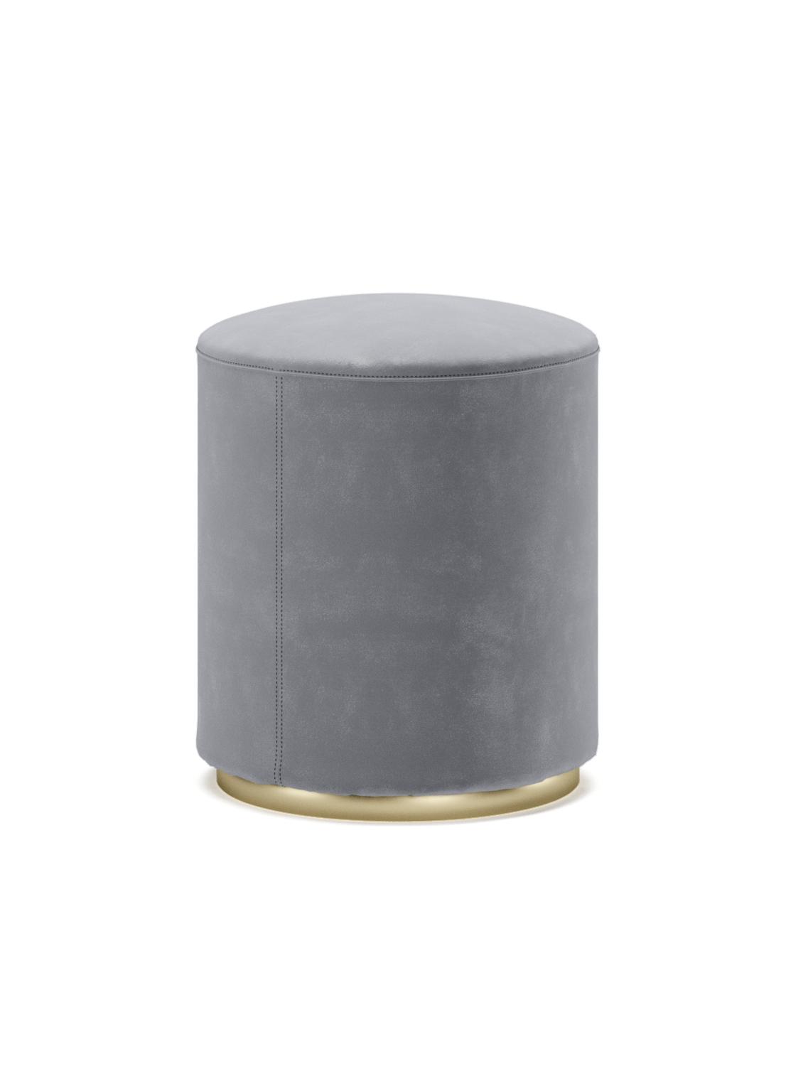 Adam Gray Pouf Italian Design