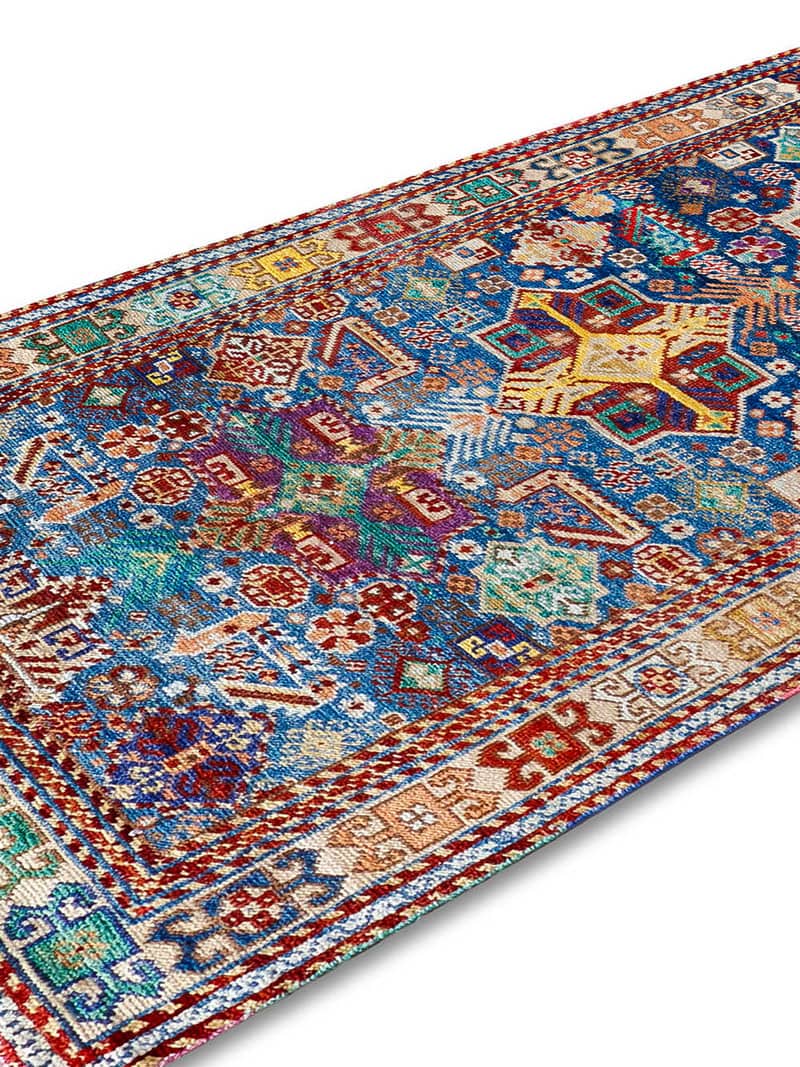 Original Natural Blue Rug | Size: 92 × 365 cm