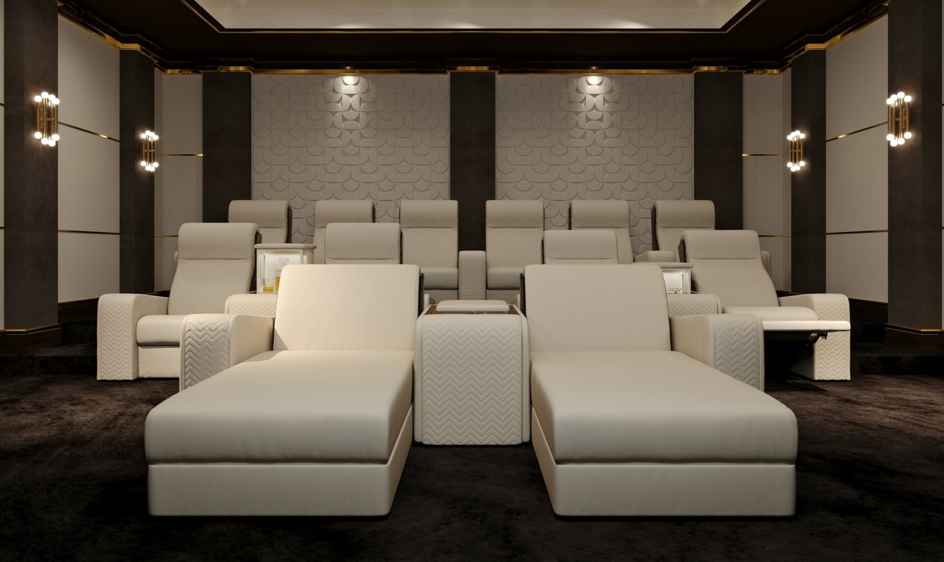 Luxury Home Cinema Lounge Chair