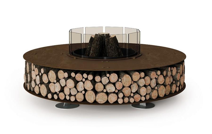 Zero Steel Fire Pit | Finishing: Corten | Dimensions: Ø 150 cm