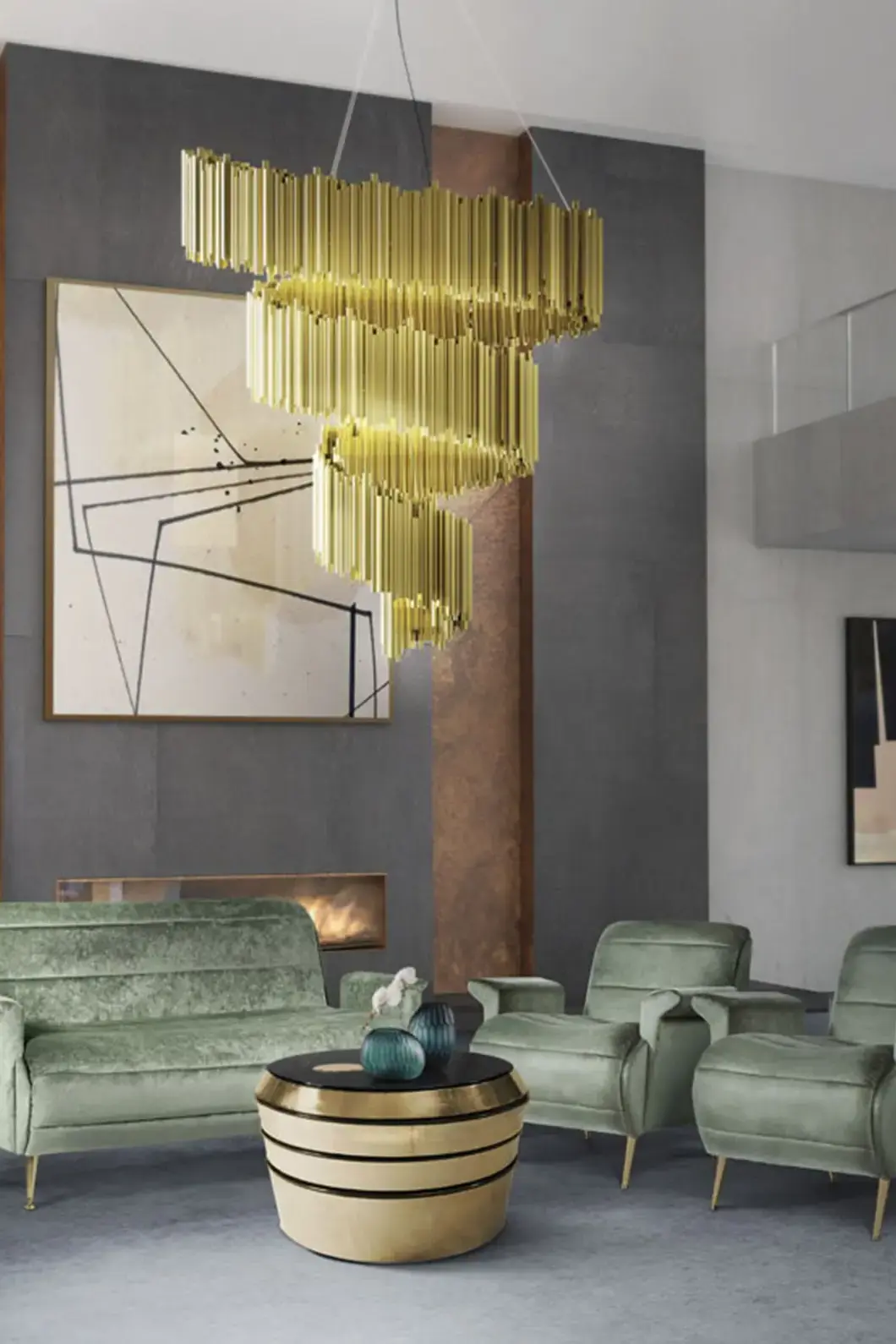Harmony Spiral Chandelier - 1