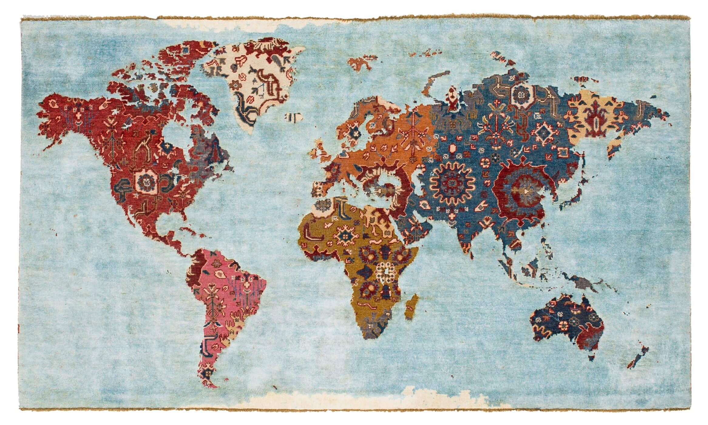 Bidjar Paddington World Rug | Size: 200 × 300 cm
