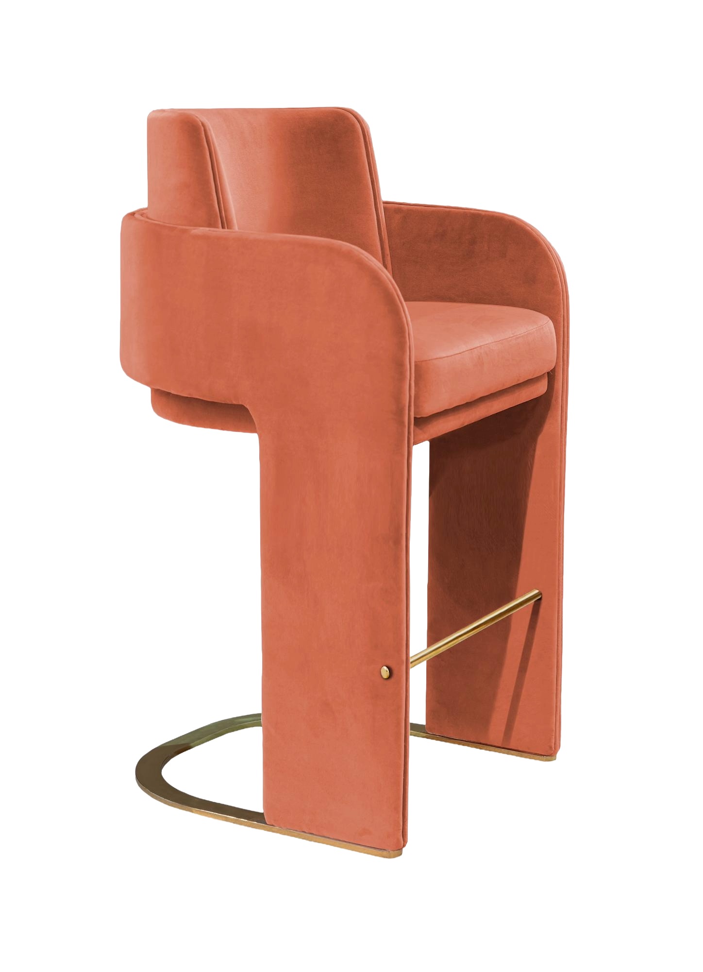 Odisseia Red Bar Stool