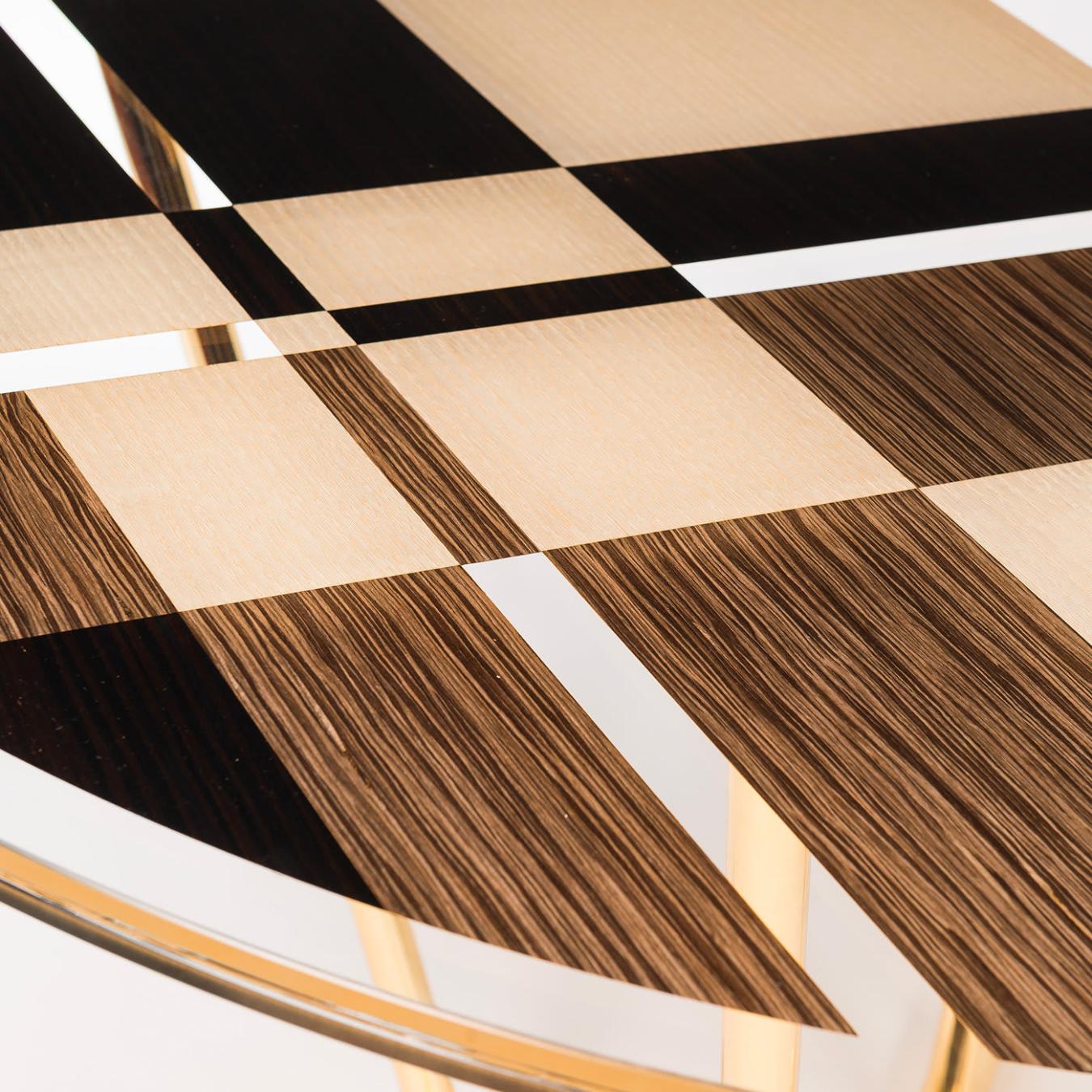 Piet Round Glass Dining Table Italian Design