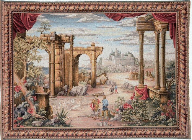 Antique View Tapestry