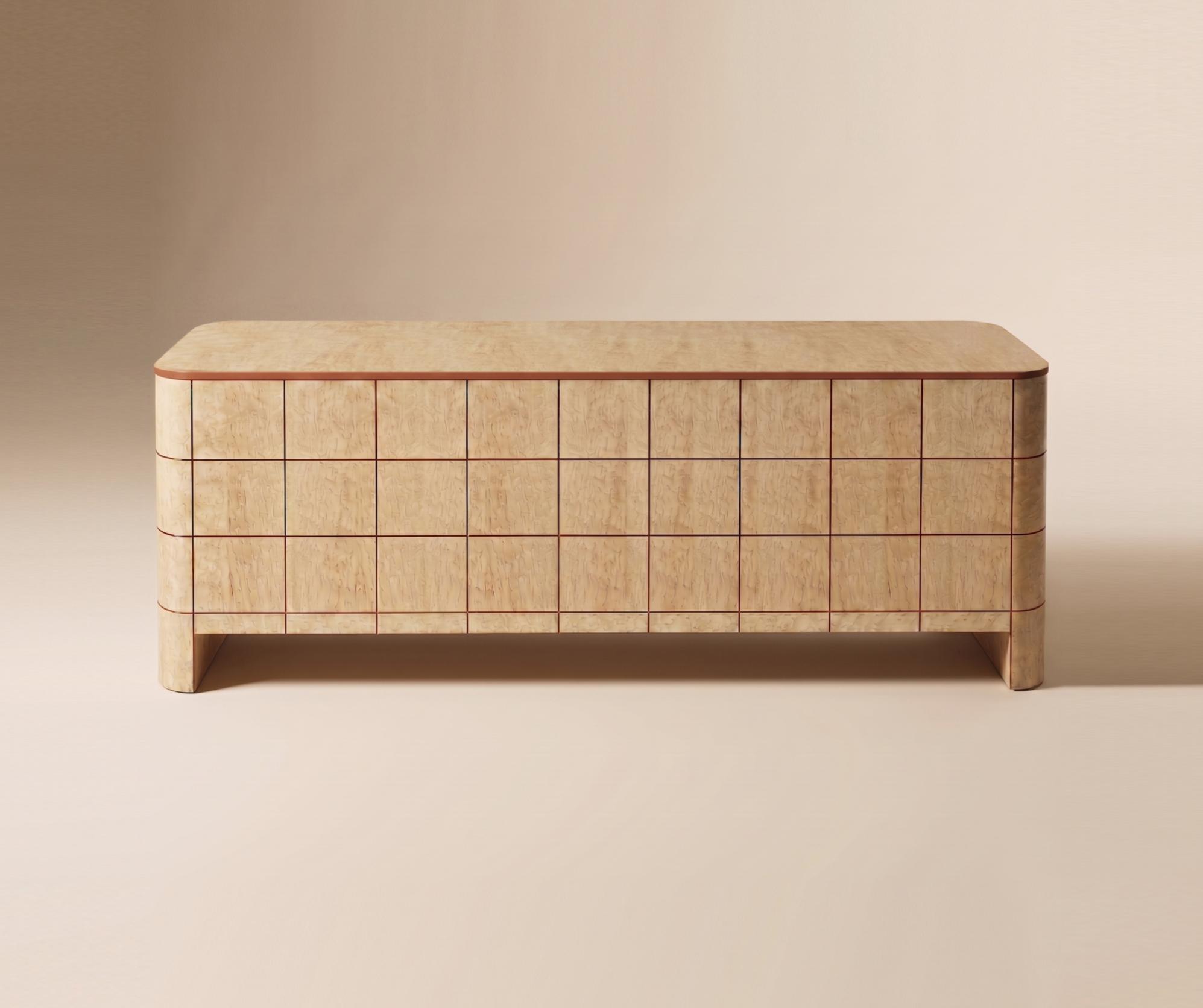 Soft Cage Oak Handcrafted Luxury Sideboard