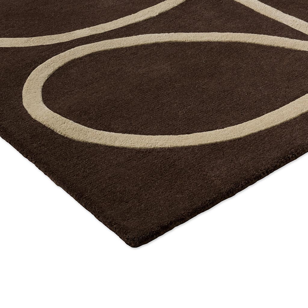 Giant Linear Stem Walnut Premium Rug