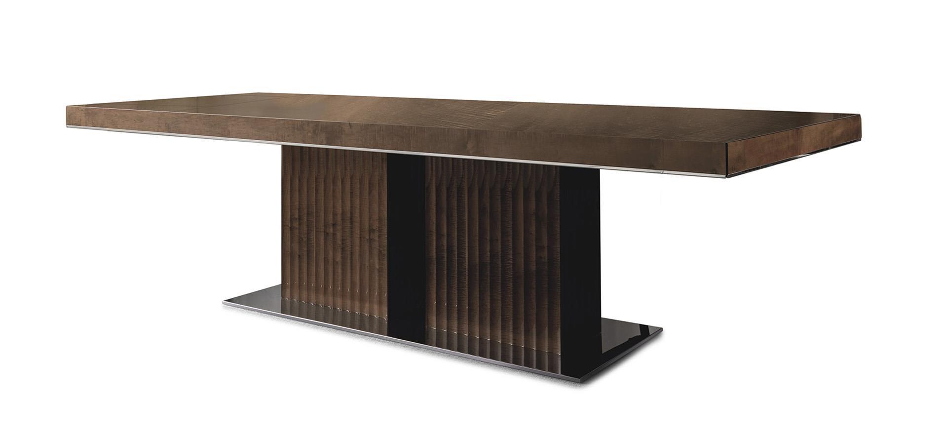 Fine Wood & Metal Extendable Table