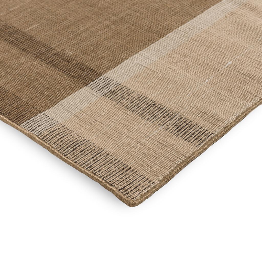 Zona Cashew Block Stripe Outdoor Rug | Size: 200 × 280 cm