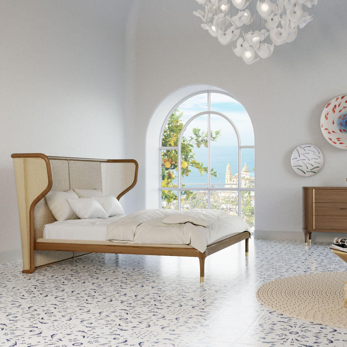 Joyce Ash Wood Handcrafted Bed
