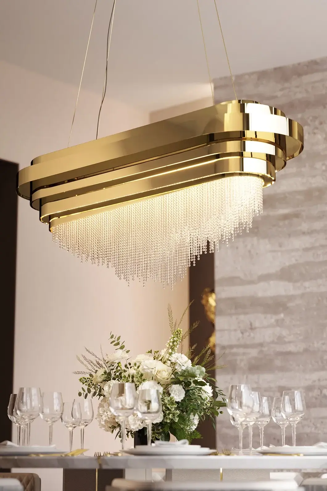 Art Deco Snooker Suspension - 3