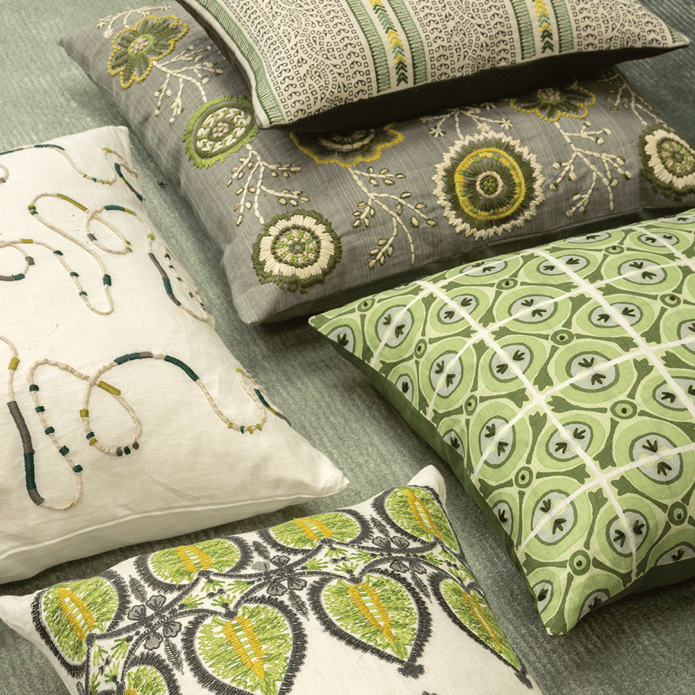 Coleridge Sage Cushion