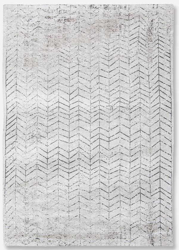 Black On White Rug | Size: 80 × 150 cm