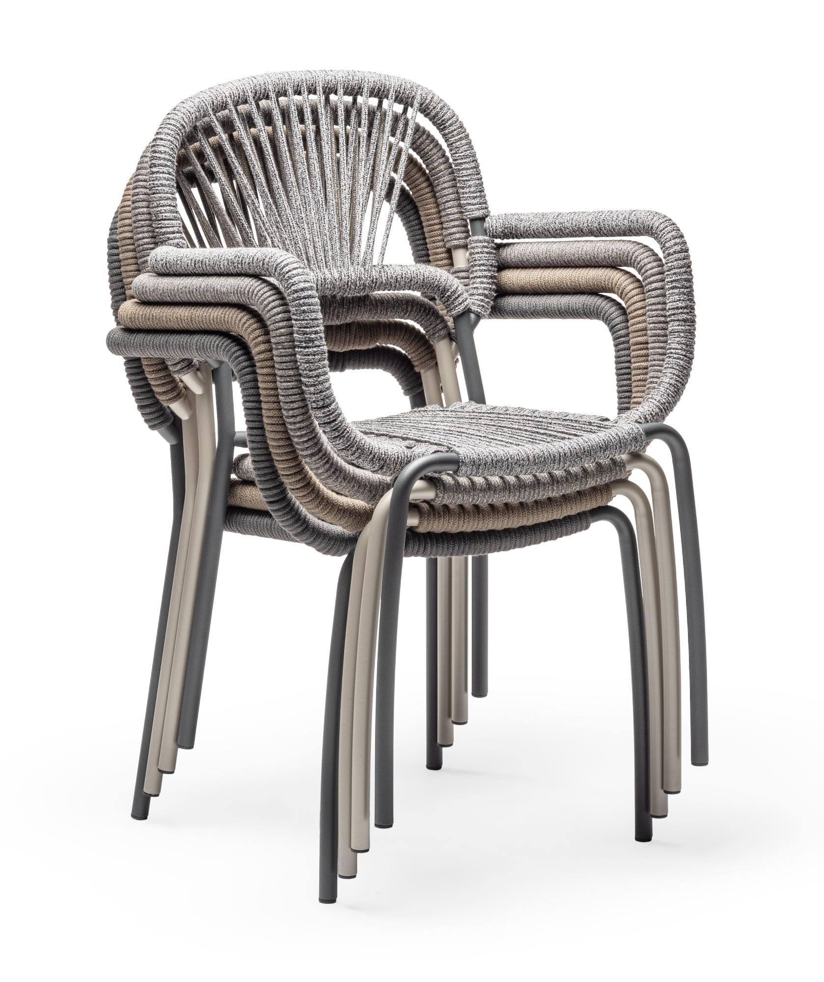 Moyo Sand Outdoor Chair (Set of 3)