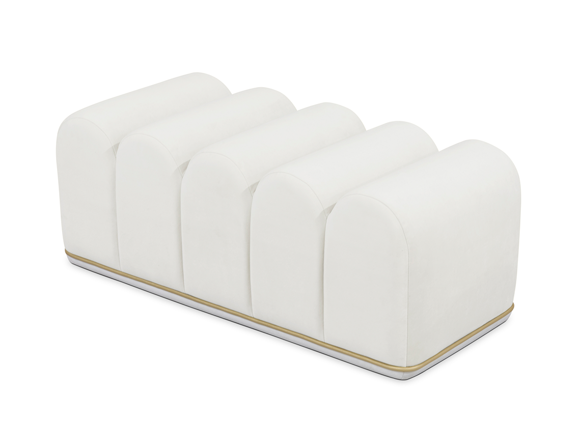 Sweet Swirl Bench (Cream)
