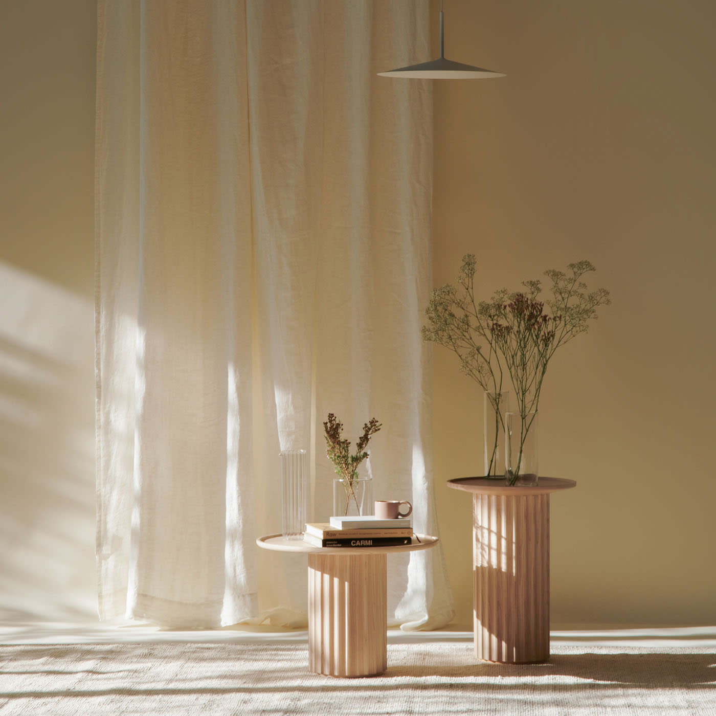 Capitello Natural Ash Coffee Table | Dimensions: Ø 55 cm