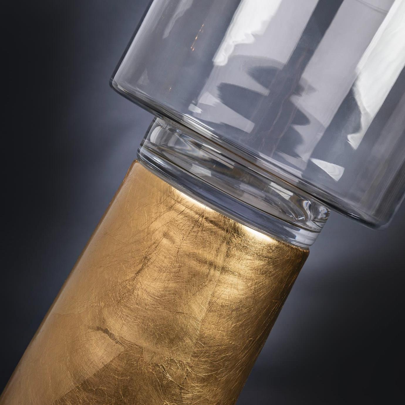 One Gold Handcrafted Candleholder